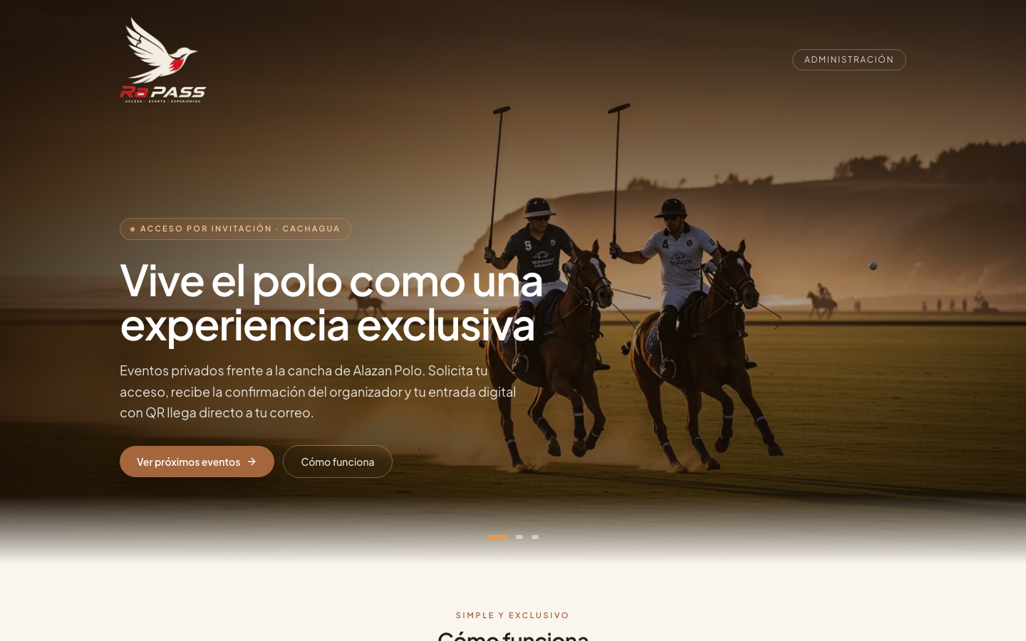 Plataforma de ticketing RaPASS